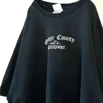 USA 테네시 리버 오렌지 컨트리 티셔츠 2XL 블랙 구제 의류