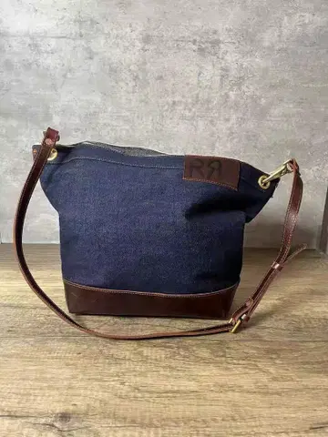 RRL 데님 숄더백 남녀 공용