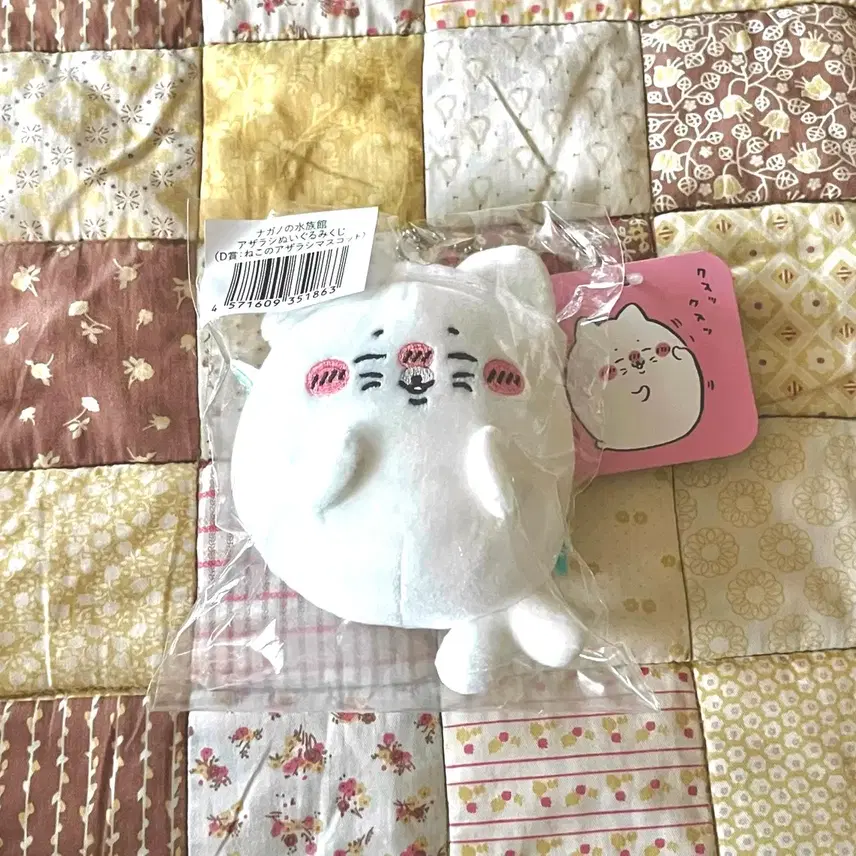 長野マーケットあざらしシールクージーD賞マスコット人形（猫）