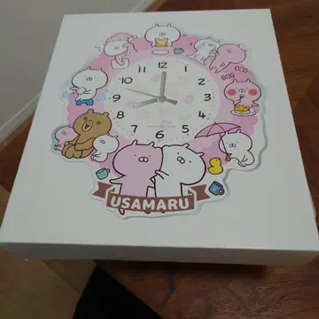 우사마루 아크릴 시계 시계