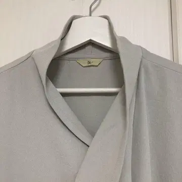라이트 그레이 오버롤 스커트