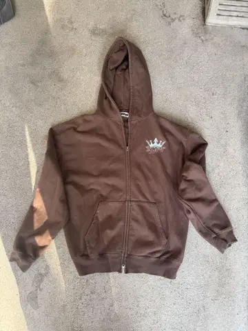9090 후드티 브라운
