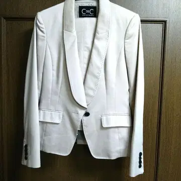 C de C 핑크 베이지 코튼 수트