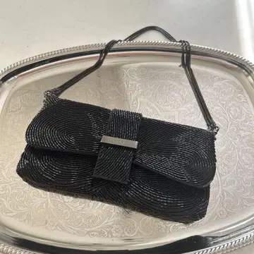 하자품 에포카 비즈 백 블랙 검정