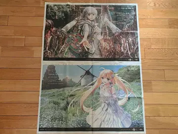 FGO 10주년 기념 신문 광고 도쿠시마 신문 2일분