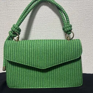일본풍 green hand bag