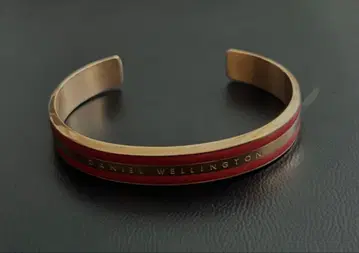 DANIEL WELLINGTON 오픈 뱅글 골드/레드