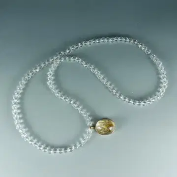 루틸 쿼츠 목걸이