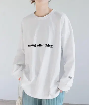 reca 오버 사이즈 로고 롱 T