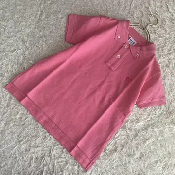 [새상품급] PATRICK BEAR 피케 셔츠 핑크 S 곰 원포인트
