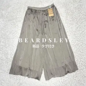 택 포함 미사용 새상품 BEARDSLEY NEW 주름 쉬폰 개더 팬츠