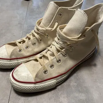 CONVERSE 올스타 일본제 아이보리 28cm 새상품급