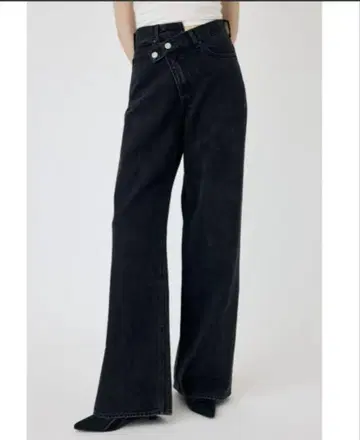 moussy 크로스 허리 와이드 스트레이트 1