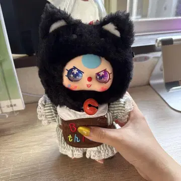 babythree 검은 고양이 봉제 인형