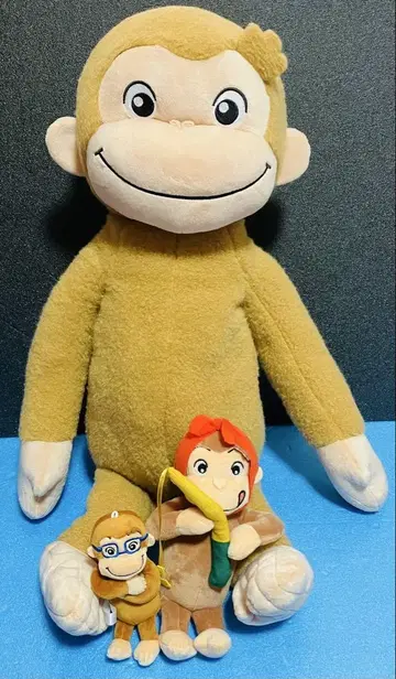 오자루의 조지 슈퍼 라지 봉제 인형 후와모코 외 2개 세트