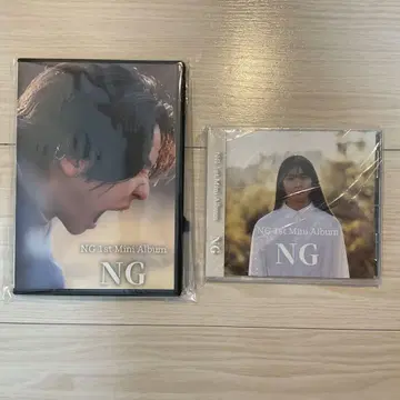 NG 1st Mini Album CD + DVD (개봉 완료, 미사용)