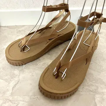 택 포함 SHAKA 플립플랍 브라운 앵클 스트랩