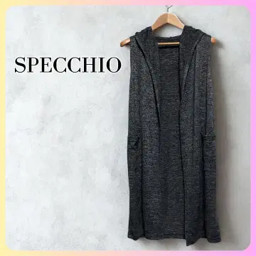 새상품급 SPECCHIO 스페치오 롱 가디건 후드 그레이 겉옷