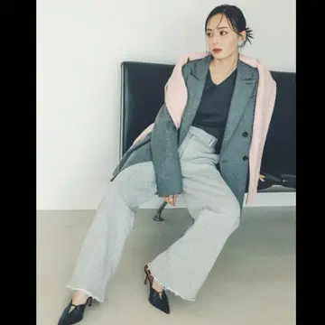 완판 anuans 핀턱 스웨트 팬츠