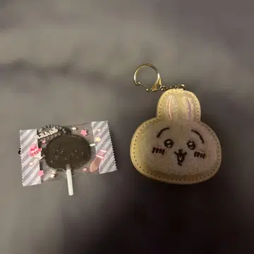 치이카와 토끼 단종 키링 랏코의 사탕 키링