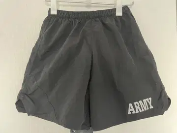 [새상품급] ARMY 로고 트레이닝 숏팬츠 블랙