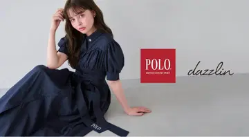 POLO dazzlin 콜라보 네이비 셔츠 원피스
