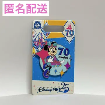 디즈니랜드 70주년 캘리포니아 핀 배지 미니 마우스