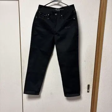 블랙 데님 팬츠 M 사이즈