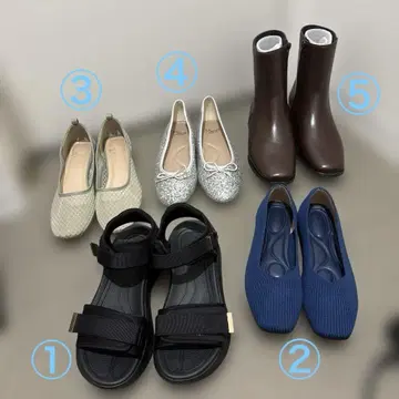 펌프스 부츠 2족 세트로 팝니다