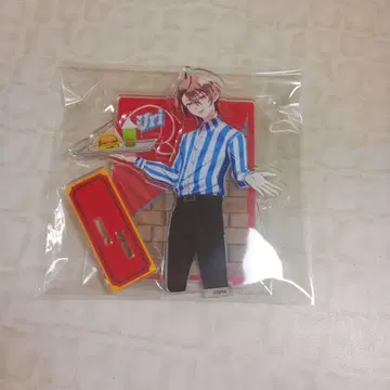 컬러풀피치 아크릴 스탠드 유리 씨