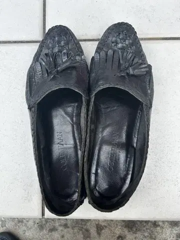 콜한 태슬 뜨개 로퍼 28cm 정도