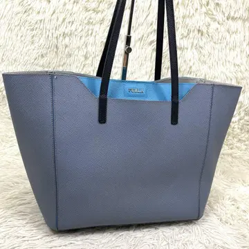 FURLA 훌라 토트백 로고 금장 장식 골드 금장 장식 가죽 판타지아