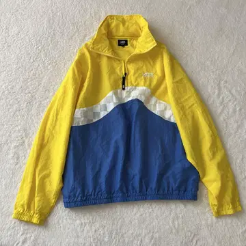 VANS 반스 하프 지퍼 나일론 자켓 나일론 후드티 M