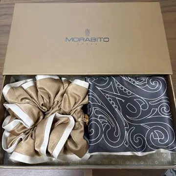MORABITO 스크런치 & 스카프 박스 세트