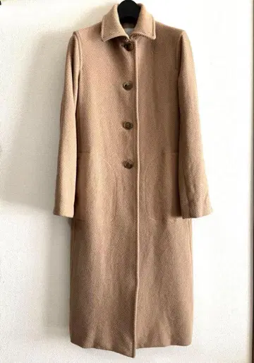 LENACLARE 베이지 롱 코트 9호 (M)