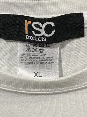 rsc products WEGREATNESS 티셔츠 화이트 XL 사이즈