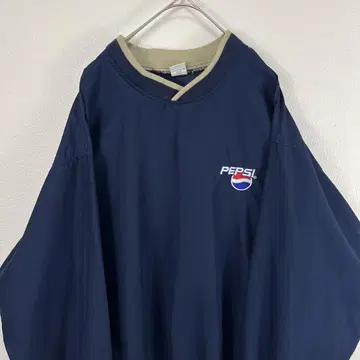 USA 구제 의류 펩시 pepsi 나일론 풀오버 나일론 자켓 자수