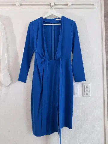 DIANE von FURSTENBERG 실크 랩 드레스 파랑 사이즈 0