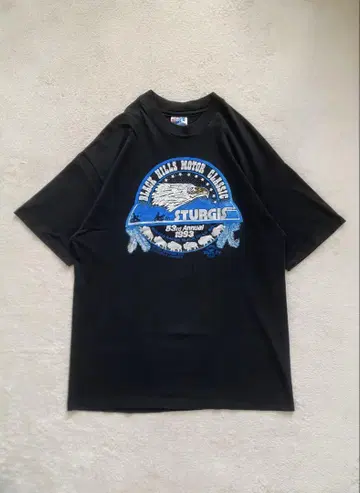 90년대 USA 제작 싱글 스티치 STURGIS 티셔츠 XL