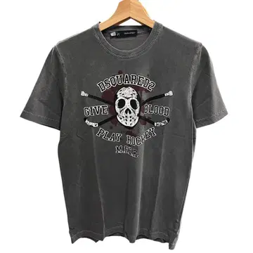 DSQUARED2/제이슨/영화 티셔츠.used 가공/이탈리아제