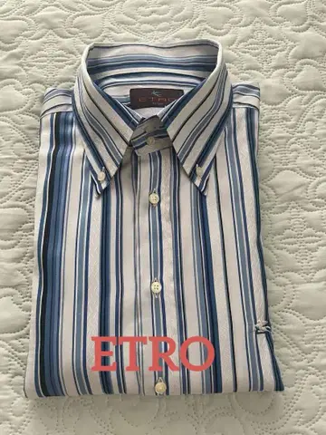 ETRO 에트로 버튼 다운 셔츠 새상품급 2XL