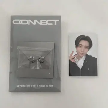 SEVENTEEN 조슈아 귀걸이 트레이딩 카드 포함