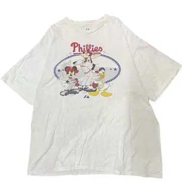 Disney MLB 티셔츠 필라델피아 필리스 빈티지 야구