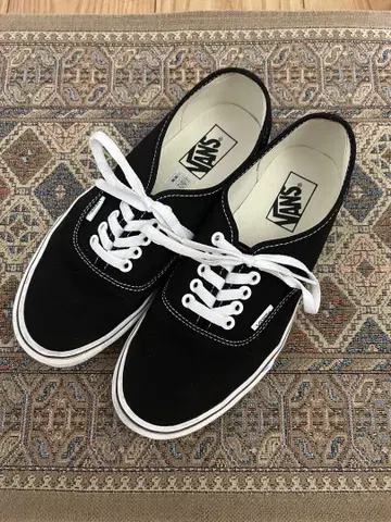 VANS 오센틱 블랙 26cm