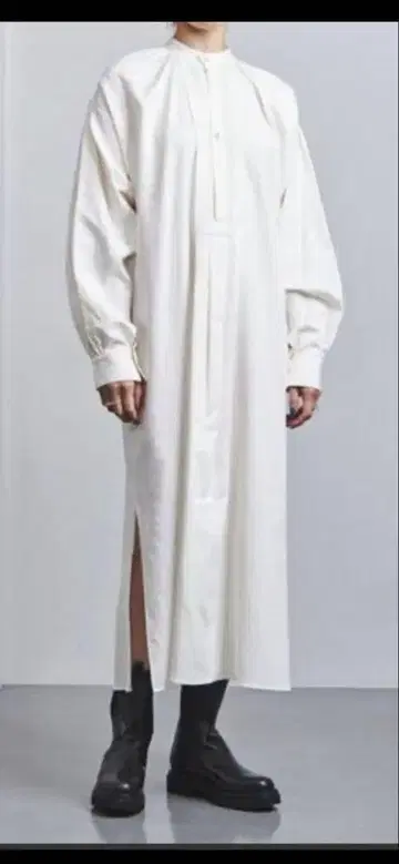 HYKE 2022 ss 원피스 린넨 혼방