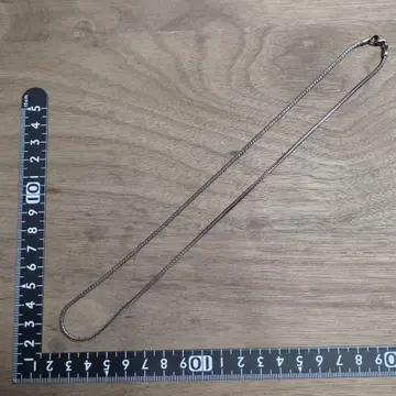 ITALY제 실버 925 스네이크 체인 목걸이 약 50.5cm