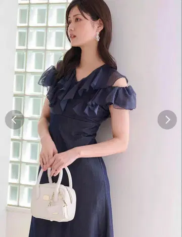 2WAY 시어 러플 도킹 원피스 MERCURYDUO