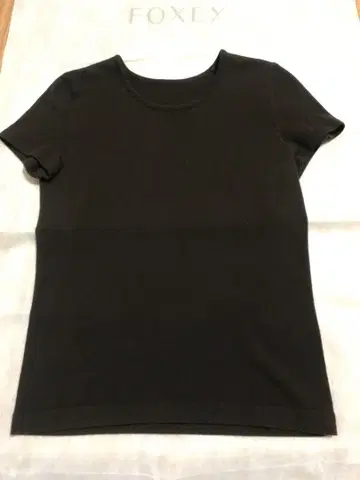 FOXEY 폭시 반팔 니트