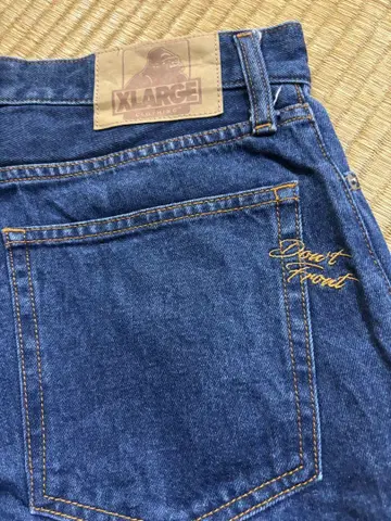 XLARGE 부츠컷 데님 다크 블루