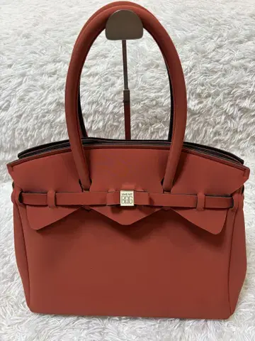 SAVE MY BAG 핸드백 대용량 경량 A4 오렌지